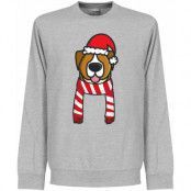 Liverpool Tröja Christmas Dog Sweatshirt Grå XXXL