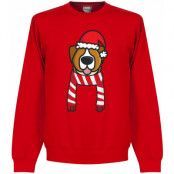 Liverpool Tröja Christmas Dog Sweatshirt Röd M