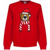 Liverpool Tröja Christmas Dog Sweatshirt Röd S