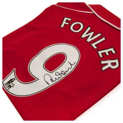 Liverpool Signerad Matchtröja Fowler