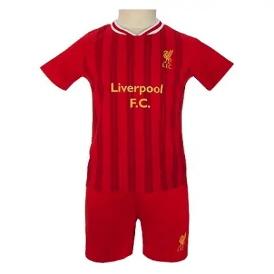 Liverpool Tröja och Shorts Red Stripes 18-23 mån