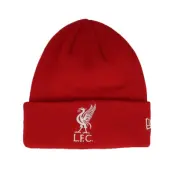 New Era - Football Röd cuff Beanie - Kids Liverpool Core Beanie Ktd Scarlet/White Cuff @ Hatstore