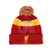 New Era - Football Röd pom Beanie - Liverpool Sport Beanie Scarlet/Yellow Cuff @ Hatstore