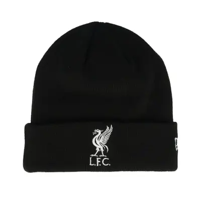 New Era - Football Svart cuff Beanie - Liverpool Core Beanie Black Cuff @ Hatstore