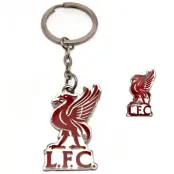 Liverpool Nyckelring och Pin LB