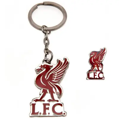 Liverpool Nyckelring och Pin LB