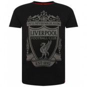 Liverpool Crest T-Shirt Svart 38-41