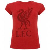 Liverpool Liverbird T-Shirt Dam Red Small