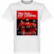 Liverpool T-shirt 2018 Kiev Final Vit L