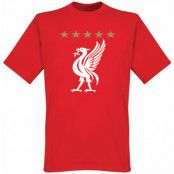 Liverpool T-shirt 5 Star Tee Röd M