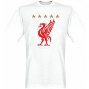 Liverpool T-shirt 5 Star Vit 5XL