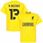 Liverpool T-shirt A Becker 13 Team Gul L