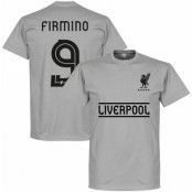Liverpool T-shirt Firmino 9 Team Grå XXL
