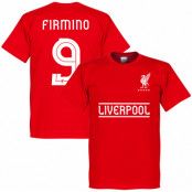 Liverpool T-shirt Firmino 9 Team Röd XS