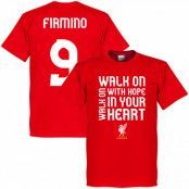Liverpool T-shirt Firmino Walk On Röd L