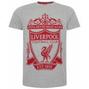 Liverpool T-shirt Grå Crest M