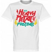 Liverpool T-shirt Heavy Metal Football II Vit XXL
