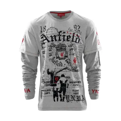 Liverpool T-shirt Immaculate Grå L