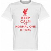 Liverpool T-shirt Keep Calm the Normal One is Here Vit XS