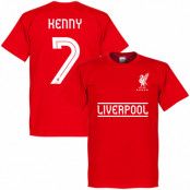 Liverpool T-shirt Kenny 7 Team Kenny Dalglish Röd L