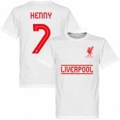 Liverpool T-shirt Kenny 7 Team Kenny Dalglish Vit L