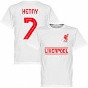 Liverpool T-shirt Kenny 7 Team Kenny Dalglish Vit XS