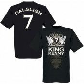 Liverpool T-shirt King Kenny No7 Kenny Dalglish Svart 5XL