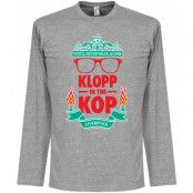 Liverpool T-shirt Klopp in the Kop LS Grå S