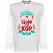 Liverpool T-shirt Klopp in the Kop LS Vit M