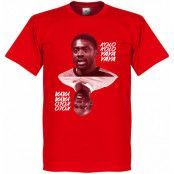 Liverpool T-shirt Kolo Kolo Ya Ya Yaya Toure Röd L