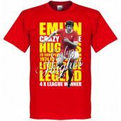 Liverpool T-shirt Legend Emlyn Hughes Legend Röd L