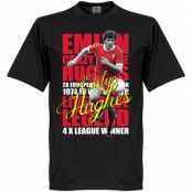 Liverpool T-shirt Legend Emlyn Hughes Legend Svart L