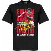Liverpool T-shirt Legend Emlyn Hughes Legend Svart XXXL