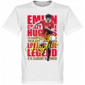 Liverpool T-shirt Legend Emlyn Hughes Legend Vit XS