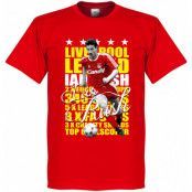 Liverpool T-shirt Legend Ian Rush Legend Röd M