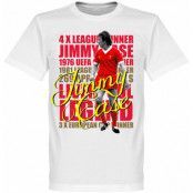 Liverpool T-shirt Legend Jimmy Case Legend Vit L