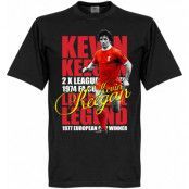 Liverpool T-shirt Legend Kevin Keegan Legend Svart XXXXL