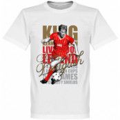 Liverpool T-shirt Legend Legend Kenny Dalglish Vit XS