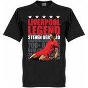 Liverpool T-shirt Legend Legend Steven Gerrard Svart S