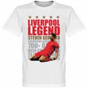 Liverpool T-shirt Legend Legend Steven Gerrard Vit S