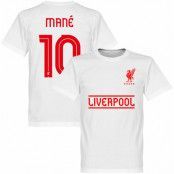 Liverpool T-shirt Mane 10 Team Vit L
