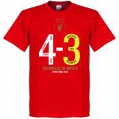 Liverpool T-shirt Miracle of Anfield v Dortmund Röd M