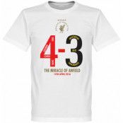 Liverpool T-shirt Miracle of Anfield v Dortmund Vit L