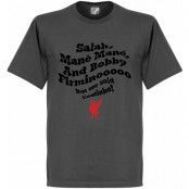 Liverpool T-shirt Salah Mane Mane Mörkgrå L