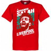 Liverpool T-shirt Salah Portrait Mohamed Salah Röd L