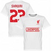 Liverpool T-shirt Shaqiri 23 Team Jamie Vardy Vit 5XL