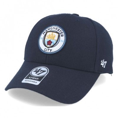 47 Brand - Football Blå adjustable Keps - Manchester City Mvp Navy Adjustable @ Hatstore