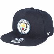 47 Brand - Football Blå snapback Keps - Manchester City No Shot Captain Navy Snapback @ Hatstore