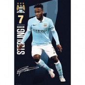 Manchester City Affisch Sterling 56