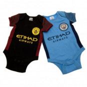 Manchester City Body Stripes 2016 2-pack 0-3 mån